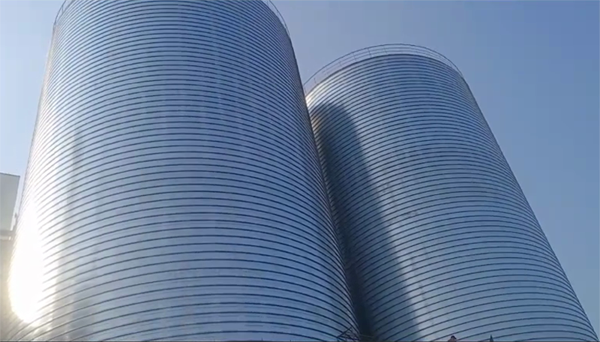 高青2座混凝土高架卷板仓